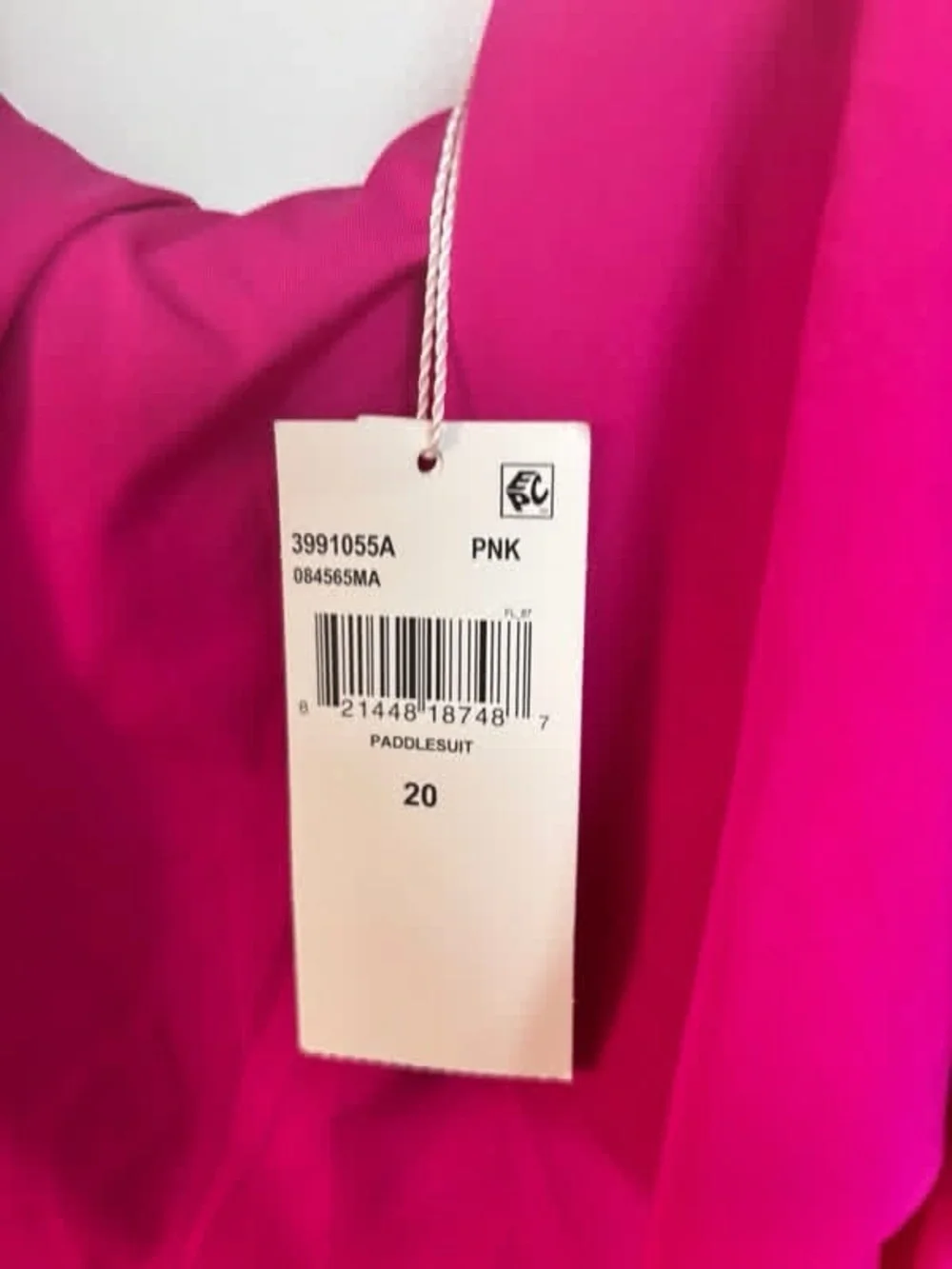 Trina Turk Fuchsia Off-Shoulder Ruffle One-Piece Swimsuit